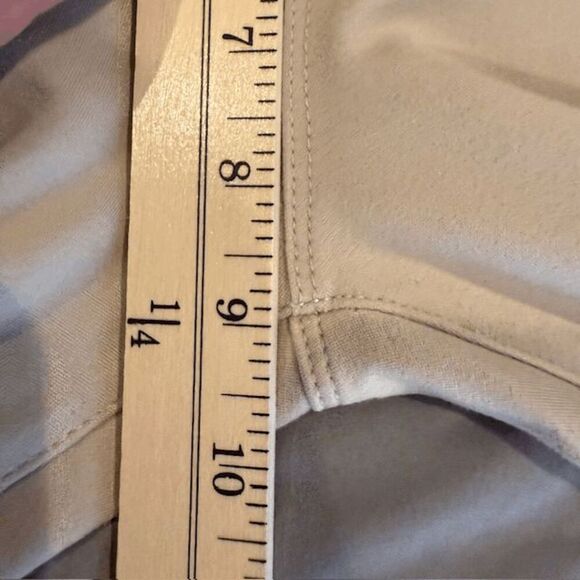 Stoosh Pull On Stretch Pants Creamy Beige Khaki Legging Size Medium - Picture 7 of 10